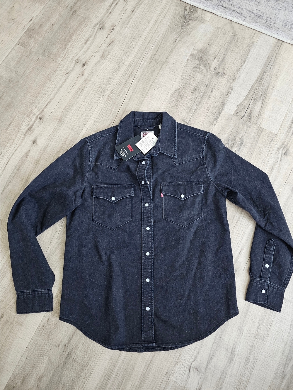 Levi's Black Western Button Down